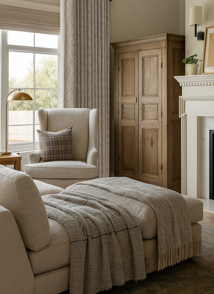 Striped Curtains Elegant V Shaped Design for Modern Homes