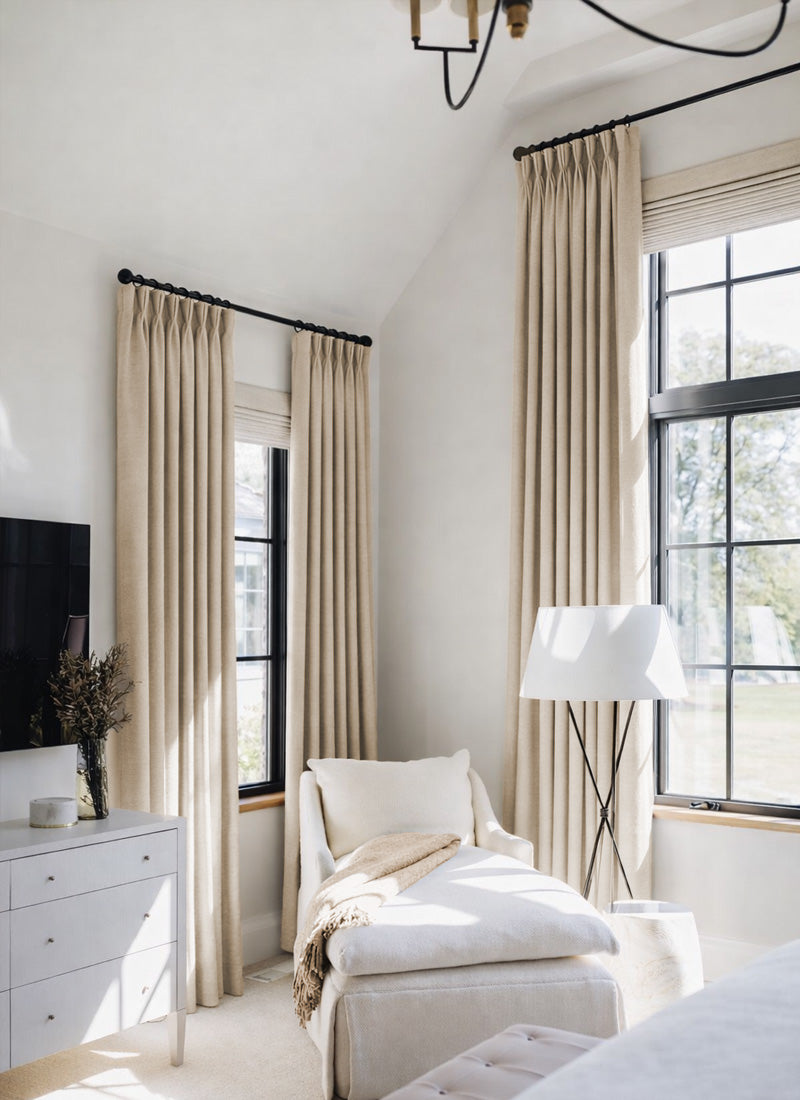 Velvet Feel Curtains with Plush Chenille Texture