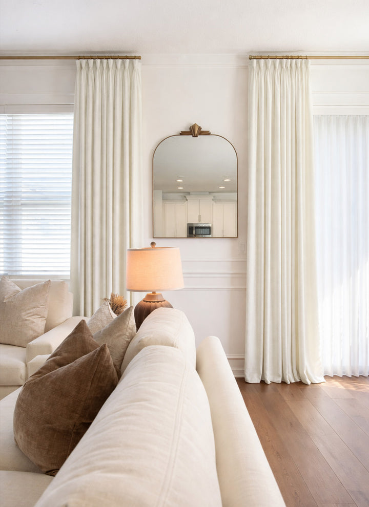 Luxury Blackout Curtains - Dual-Sided Design with Textured Jacquard Fabric