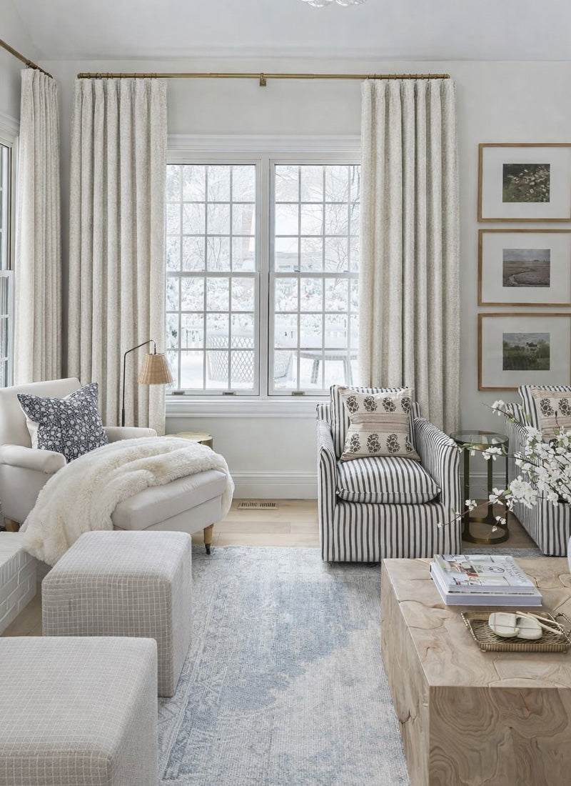 Luxury Textured Curtains with Artistic Patterns for Elegant Spaces