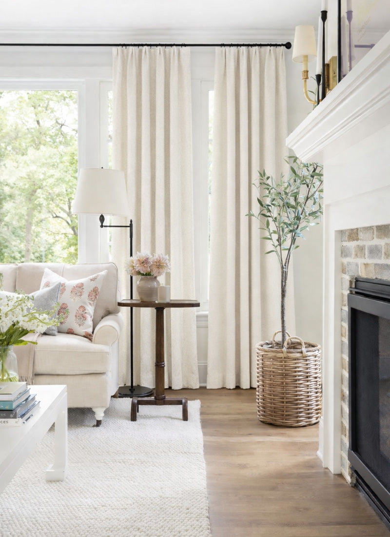 Luxury Textured Curtains with Artistic Patterns for Elegant Spaces