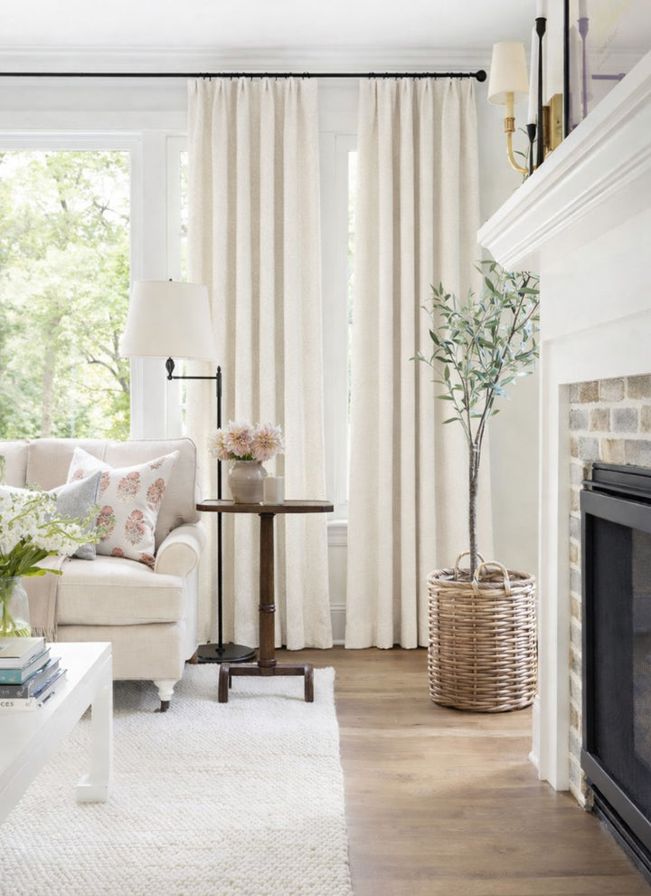 Luxury Textured Curtains with Artistic Patterns for Elegant Spaces