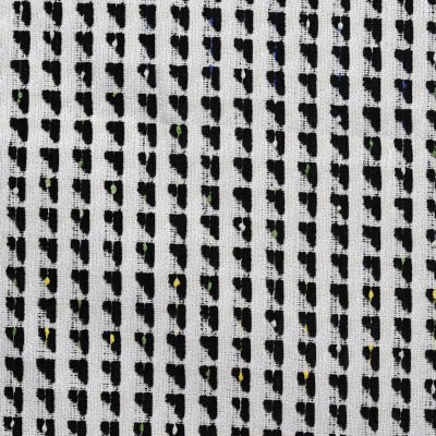 Black Leopard-Print｜Linen curtain fabric sample