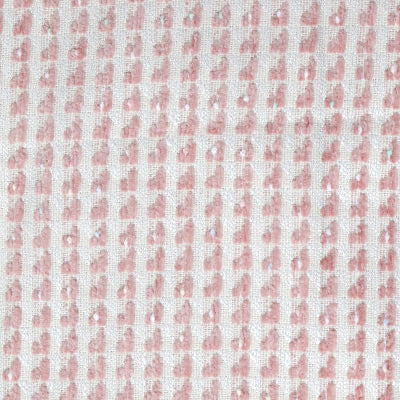 Pink Leopard-Print｜Linen curtain fabric sample