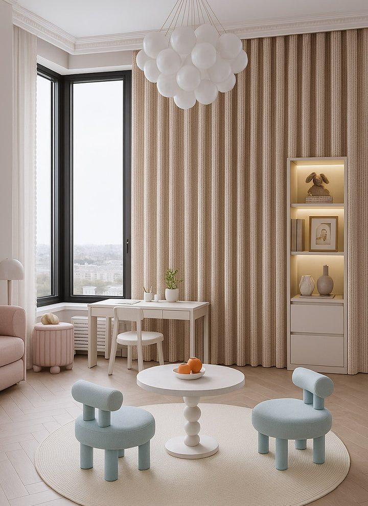 Vibrant Leopard-Print Drapes