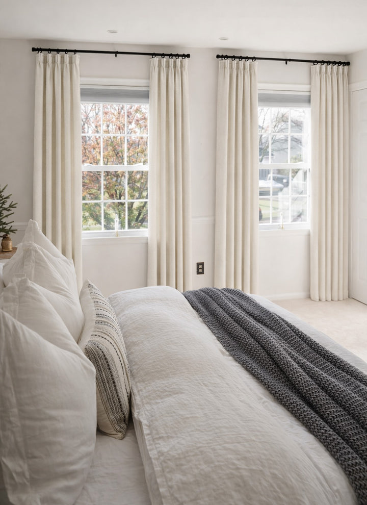 Light Filtering Curtains with Soft Texture