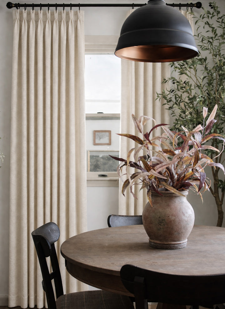 Light Filtering Curtains with Soft Texture