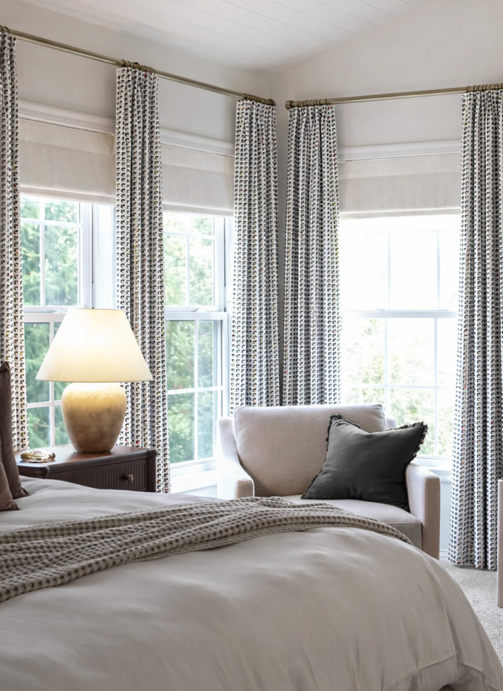 Vibrant Leopard-Print Drapes