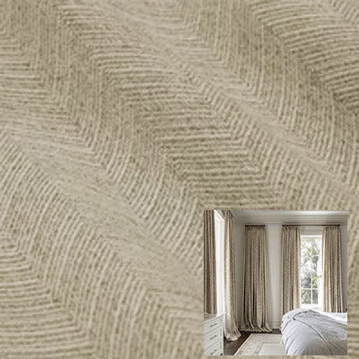 Milk Tea｜Chenille curtain fabric sample｜HB69-2