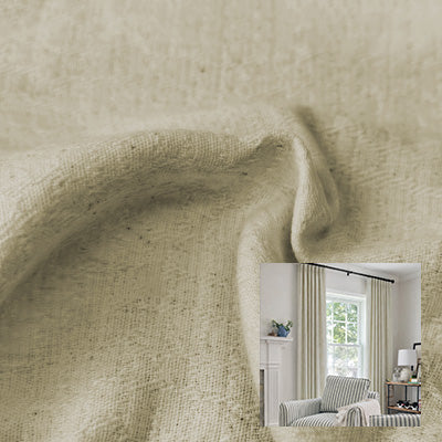 Oat Haze｜Cotton curtain fabric sample｜F88115-2