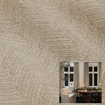 Oatmeal｜Chenille curtain fabric sample｜HB69-1