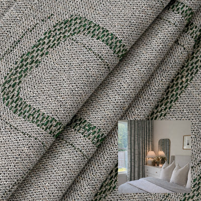 Forest Cross｜Linen curtain fabric sample｜F88105-6