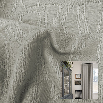 Ash Spindle｜Cotton curtain fabric sample｜F88113-4