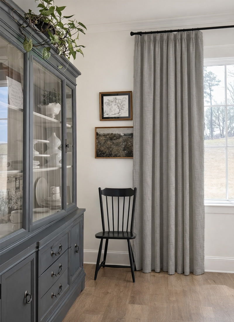 Cotton Blend Curtains with Airy Soft Light Texture