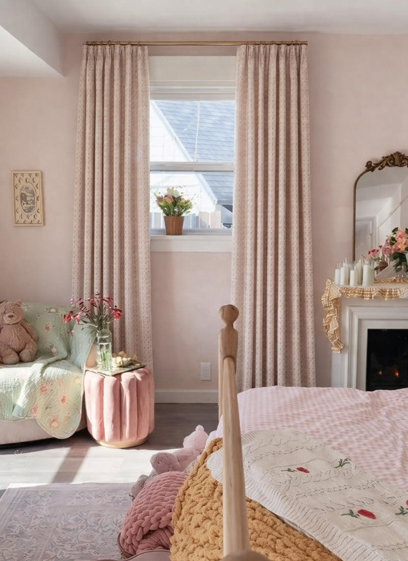 Vibrant Leopard-Print Drapes