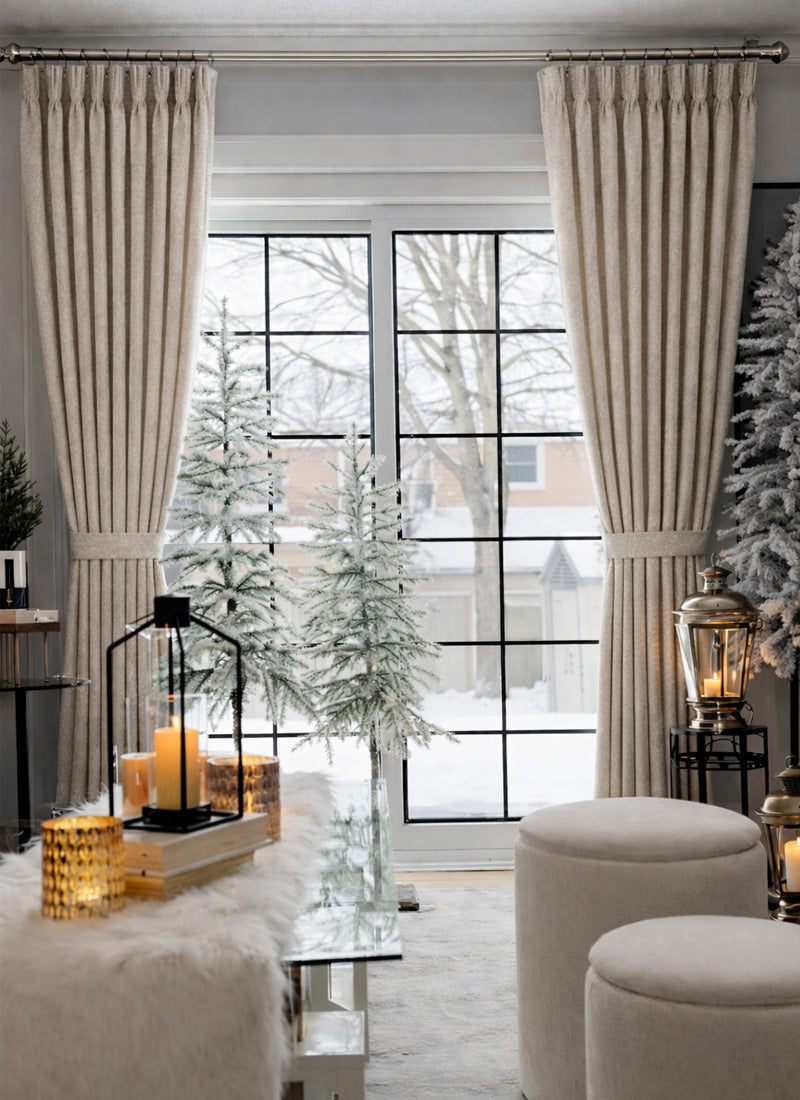 Light Filtering Curtains with Soft Texture