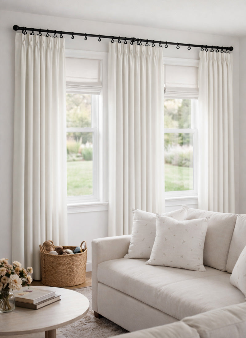 Light Filtering Curtains with Soft Texture
