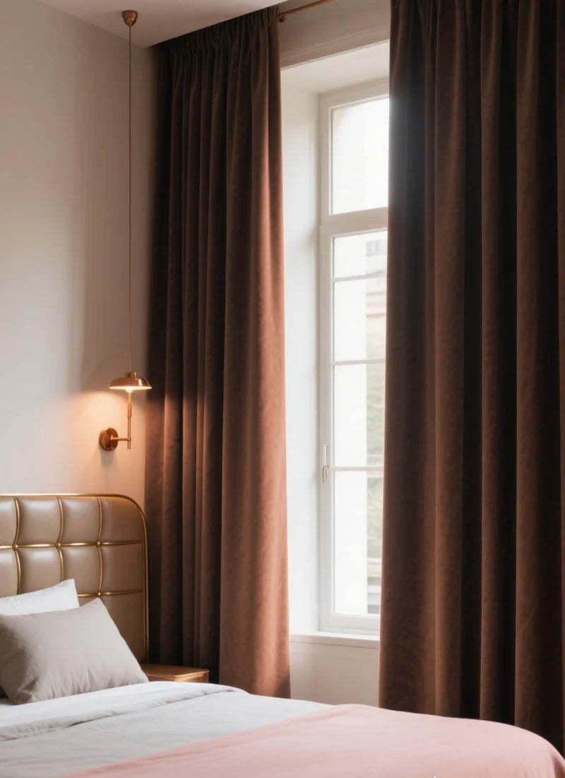 Textured Cotton-Linen Jacquard Curtains