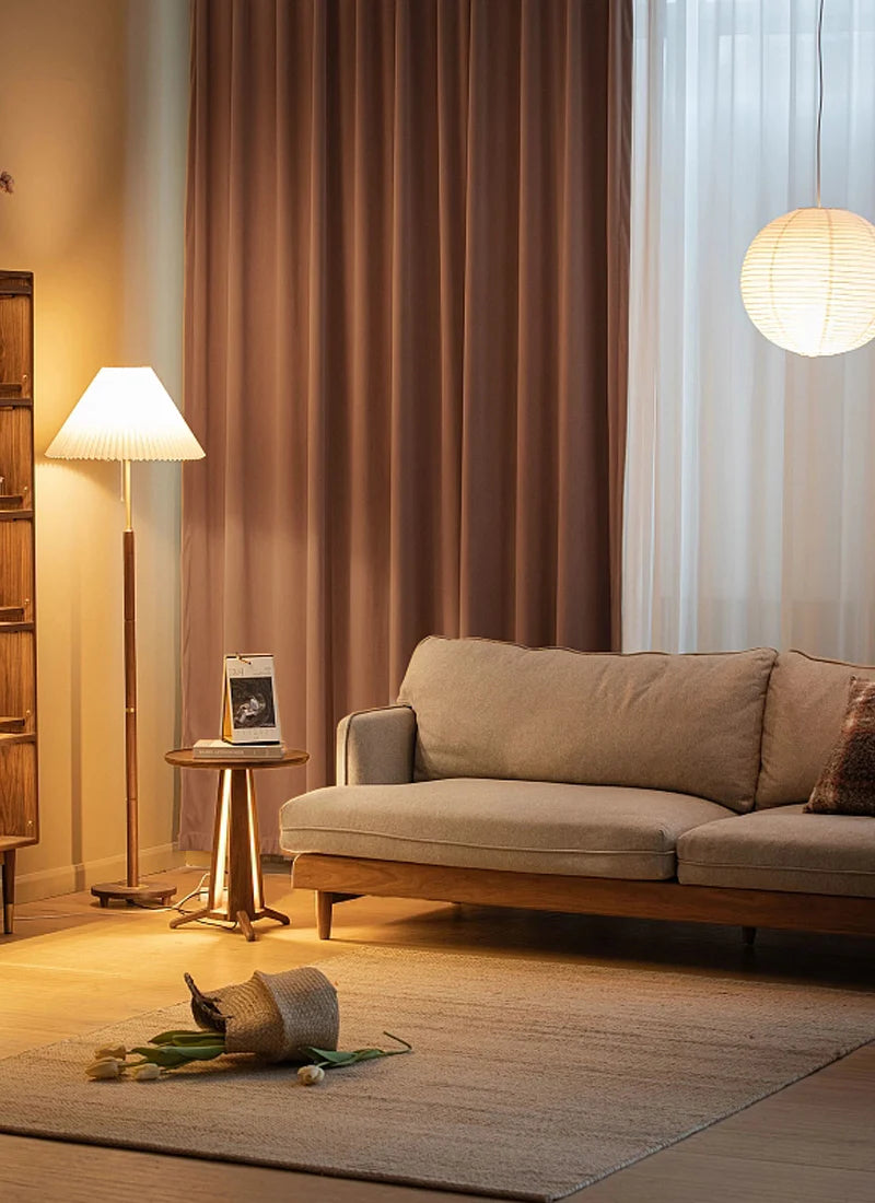 Textured Cotton-Linen Jacquard Curtains