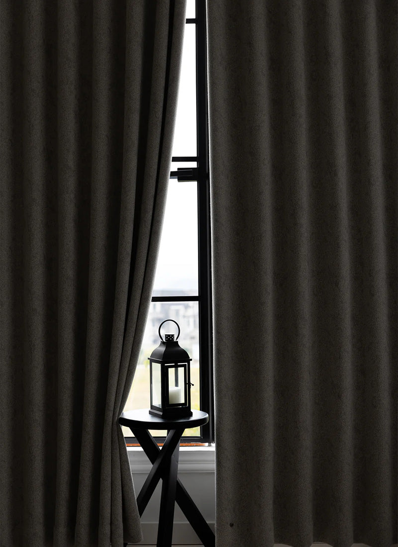Textured Cotton-Linen Jacquard Curtains