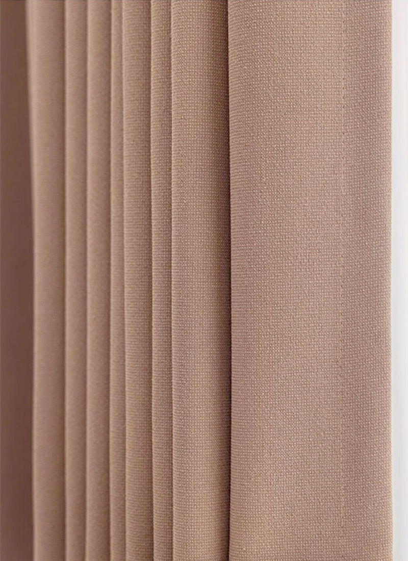 Modern Minimalist Suit Material Double-sided Cotton Dnd linen Curtains