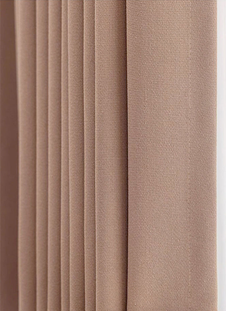 Modern Minimalist Suit Material Double-sided Cotton Dnd linen Curtains