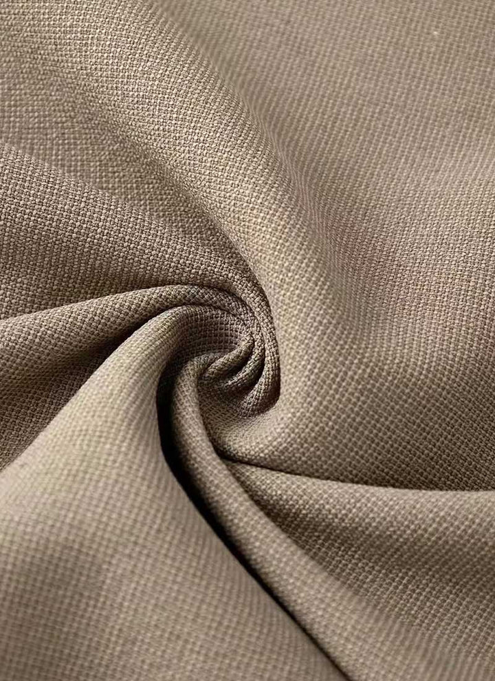 Modern Minimalist Suit Material Double-sided Cotton Dnd linen Curtains
