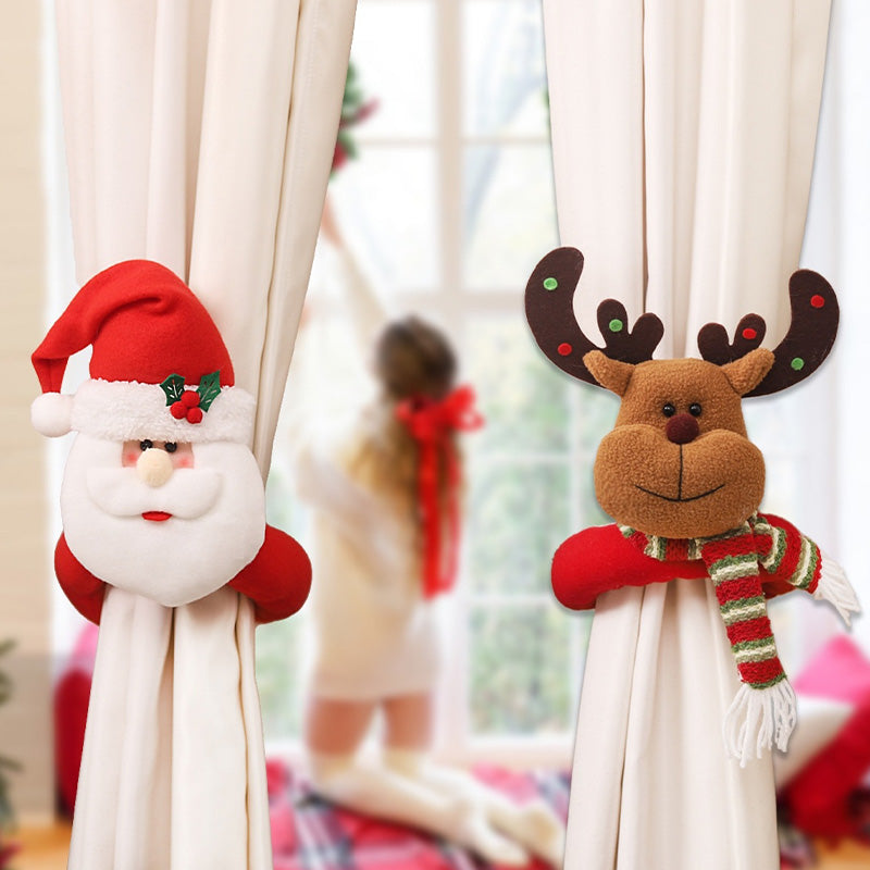 Curtain Ties Christmas Holiday Window Accessories for Home Decoration