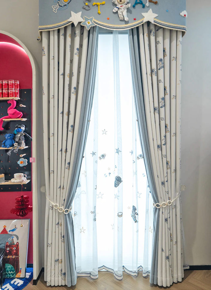 Chenille Blackout Curtains for Little Ones' Rooms