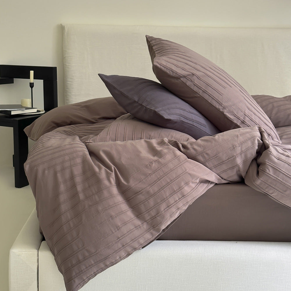 Summer - Ready A - Class 100% Cotton Jacquard & Waffle Weave Bedding Set