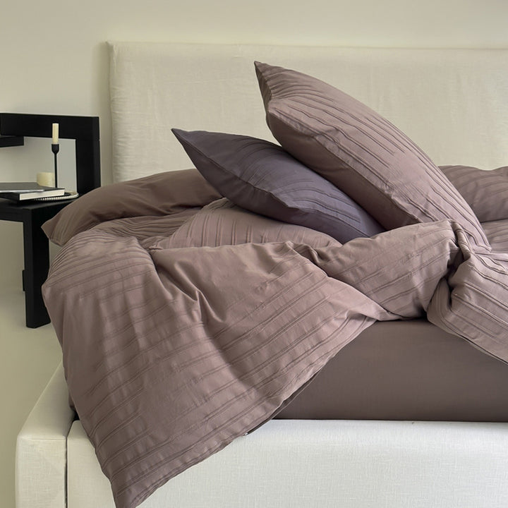 Summer - Ready A - Class 100% Cotton Jacquard & Waffle Weave Bedding Set