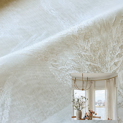 Golden Wheat|Sheer curtain fabric sample|RQ095-27