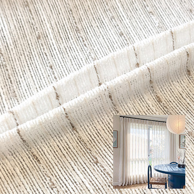 Natural Beige｜Sheer curtain fabric sample｜HBJ250819