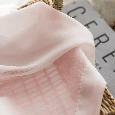 Cherry Blossom Pink｜Sheer curtain fabric sample｜FS8009-30