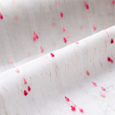 Princess Pink｜Sheer curtain fabric sample｜FS8009-24