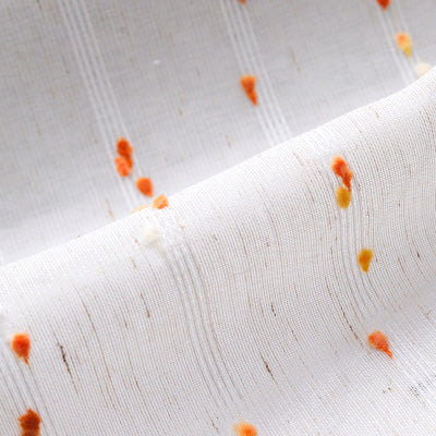 Amber Yellow｜Sheer curtain fabric sample｜FS8009-25