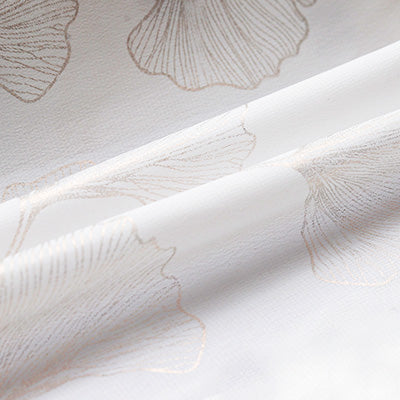 Ginkgo Biloba｜Sheer curtain fabric sample｜FS9001-48