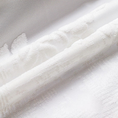 Berry Leaf｜Sheer curtain fabric sample｜FS9003-47