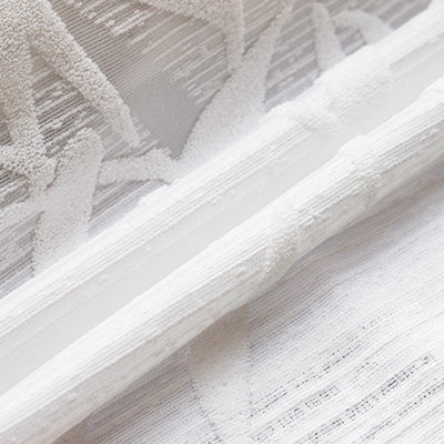 Bamboo｜Sheer curtain fabric sample｜FS9003-48