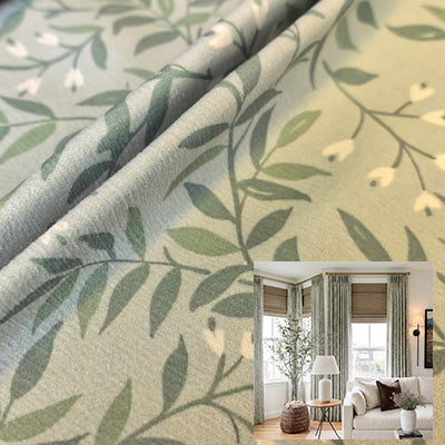 Green Vine|Cotton curtain fabric sample|HBJB2506