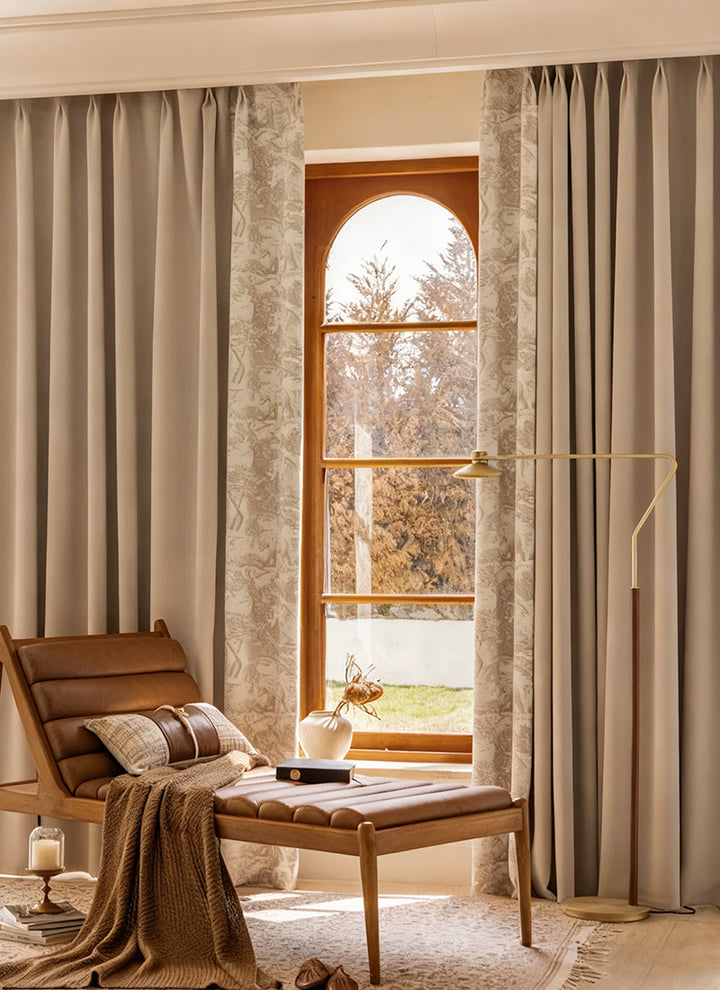 French Printed curtains Series—Jungle