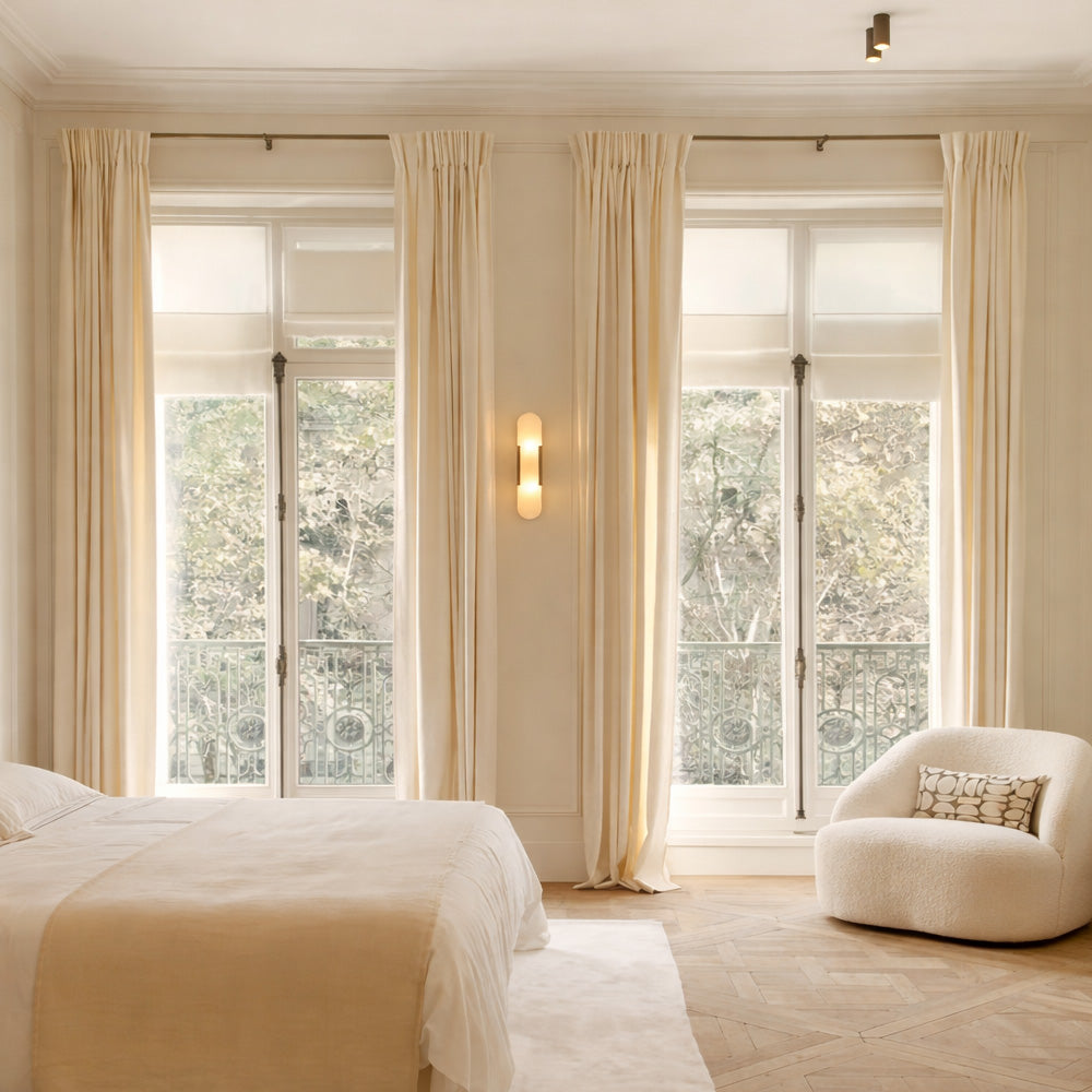 Extendable Gold Curtain Rod – Versatile Bedroom Window Hardware (USA, Canada, EU)