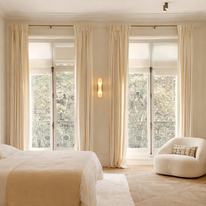 Extendable Gold Curtain Rod – Versatile Bedroom Window Hardware (USA, Canada, EU)