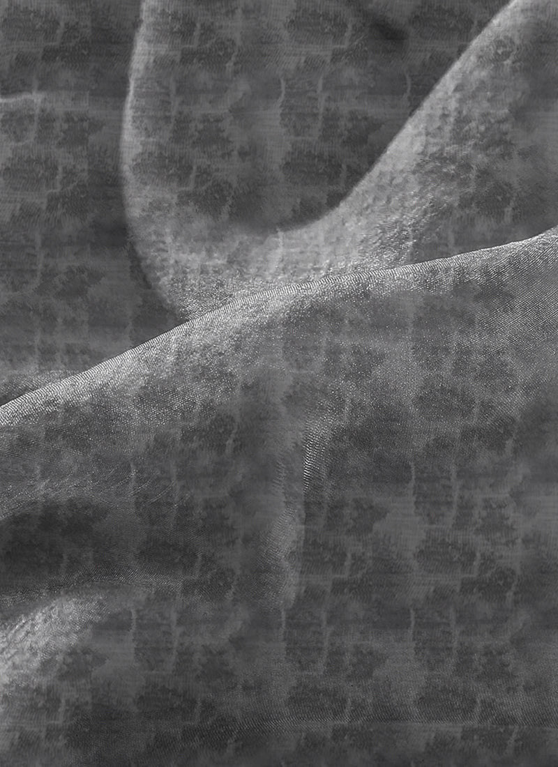 Whispering Ink Blossom Curtains: Elegant Tranquility in Abyssal Serenity