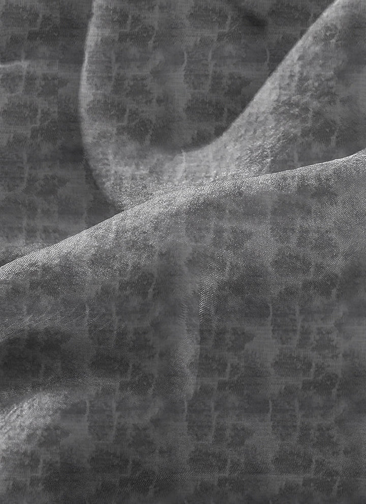 Whispering Ink Blossom Curtains: Elegant Tranquility in Abyssal Serenity