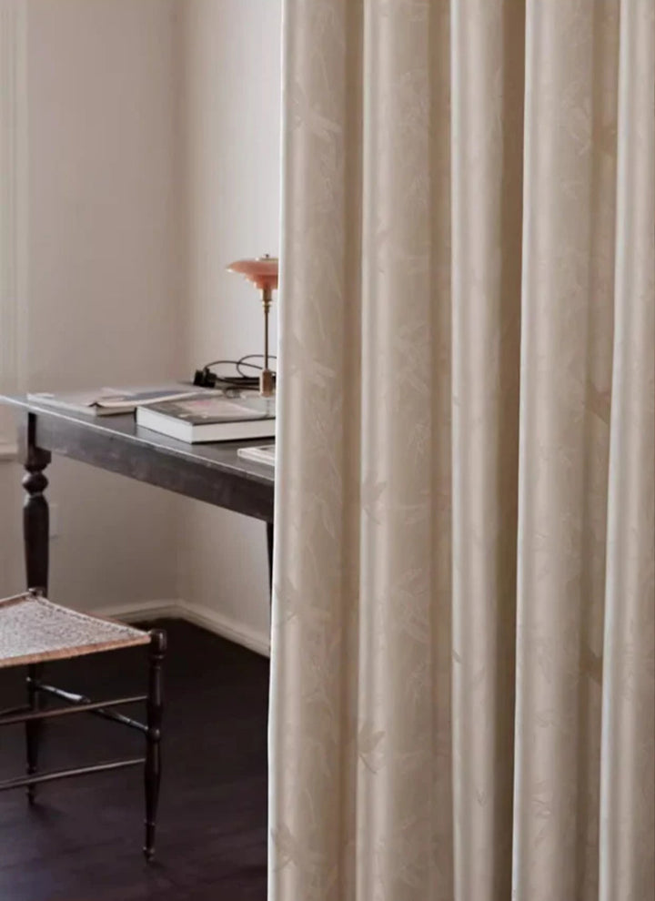 Luxury Jacquard Blackout Curtains for Classic Home Decor