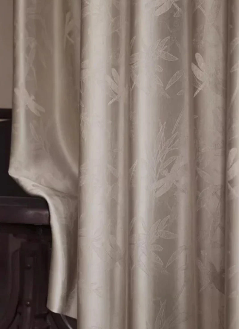 Luxury Jacquard Blackout Curtains for Classic Home Decor