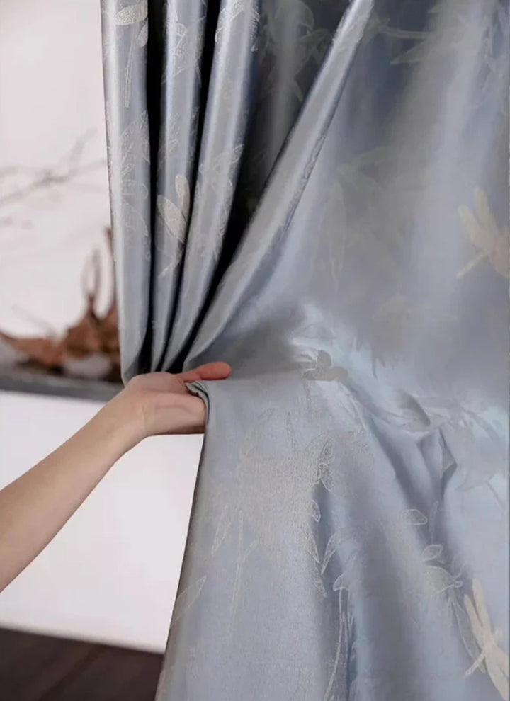 Luxury Jacquard Blackout Curtains for Classic Home Decor