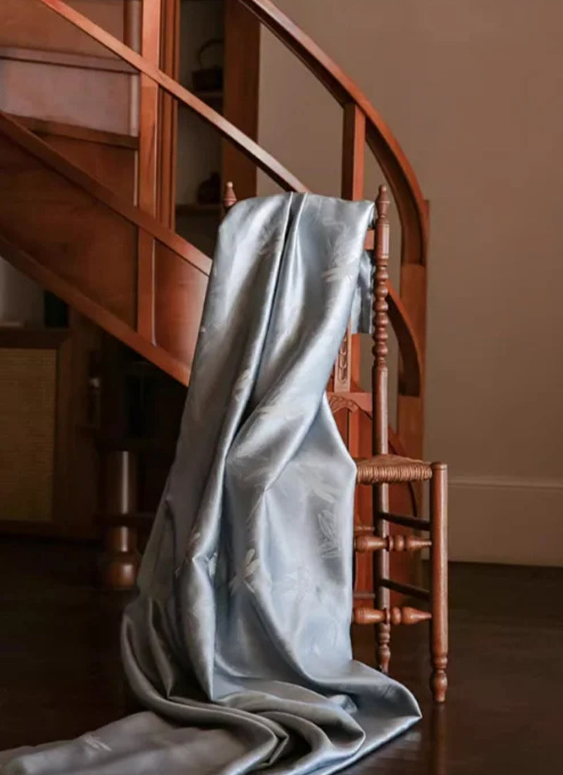 Luxury Jacquard Blackout Curtains for Classic Home Decor