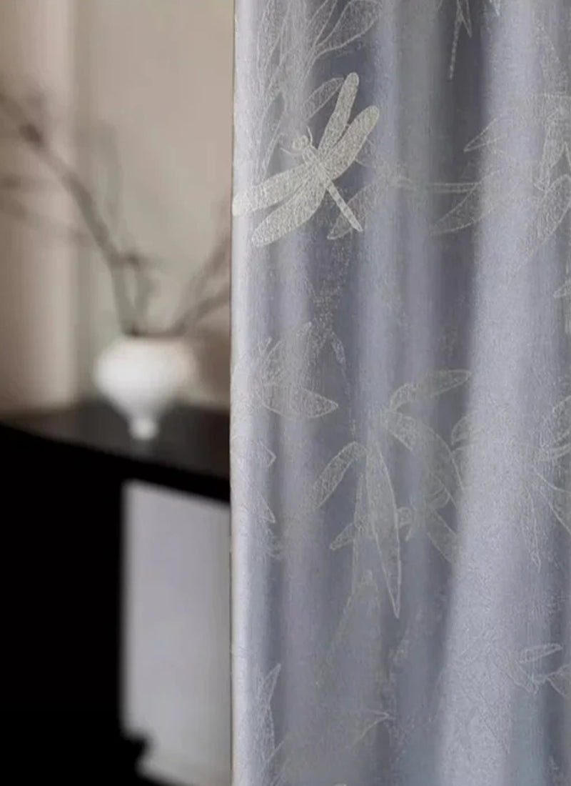Luxury Jacquard Blackout Curtains for Classic Home Decor